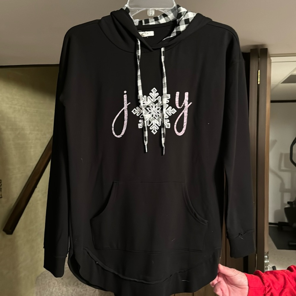 Joy lightweight hooded sweatshirt